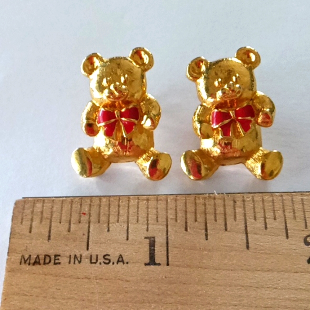 Teddy Bear Earrings